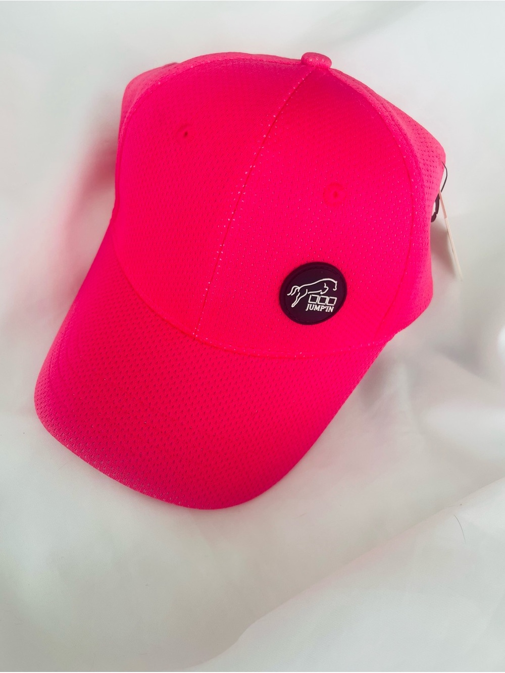 NWOT Jump’In Jump In Equestrian Pink Cap Hat